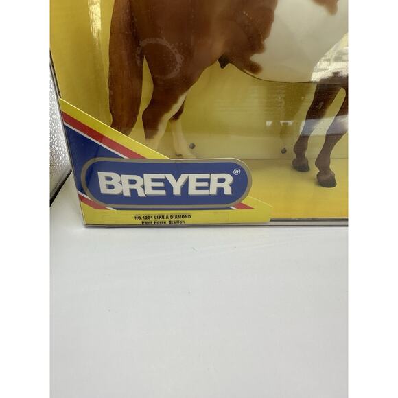Breyer No. 1201 "Like a Diamond" Adios Paint Horse Model Horse 2002 W/ Box - Picture 2 of 11